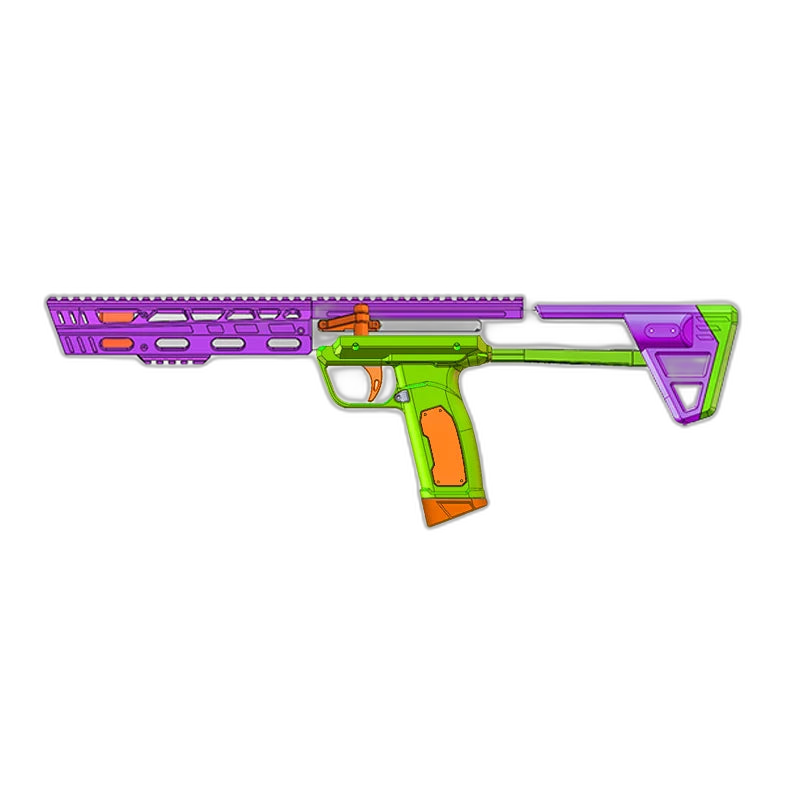 AKBM FC330 Manual Springer 3D Print Foam Blaster — right profile