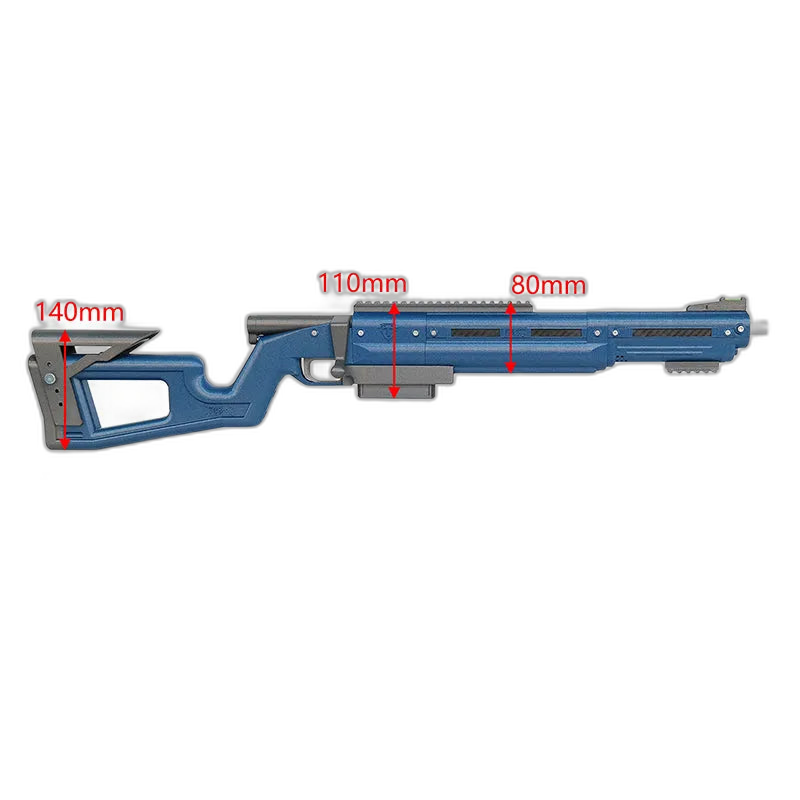 GongSi T05 Manual Bolt Action 3D Print Foam Dart Blaster Toy — magazine well detail