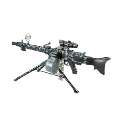 Lehui MG3 WW2 Full Auto Foam Dart Blaster Toy — main product view