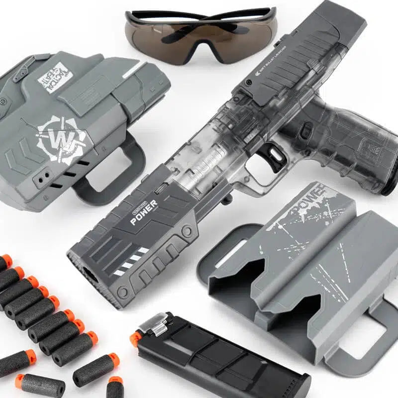 Lehui LP55 Foam Dart Blaster — muzzle and barrel detail