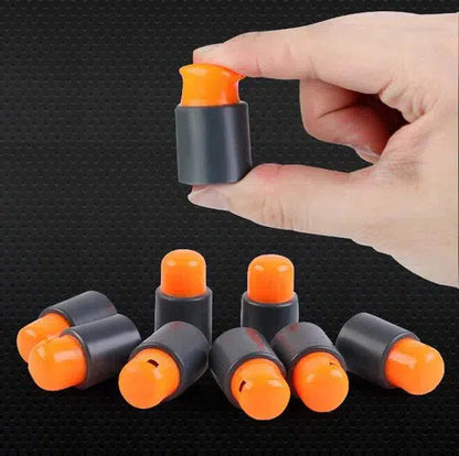 multi-shot cluster-dart blaster Pump Action Grenade Launcher Foam Blaster — trigger group close-up