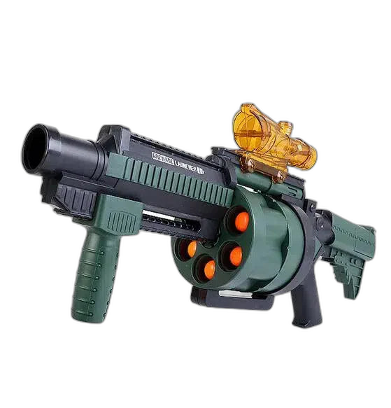 multi-shot cluster-dart blaster Pump Action Grenade Launcher Foam Blaster — main product view