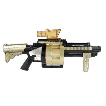 multi-shot cluster-dart blaster Pump Action Grenade Launcher Foam Blaster — left profile