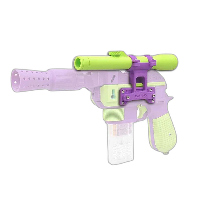 Meowser Flycore Full Auto 3D Print Flywheel foam-dart Blaster — trigger group close-up