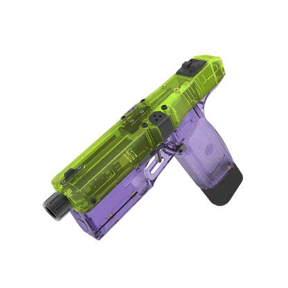 HC Diana Brushless Flywheel foam-dart Blaster Pistol — stock and grip detail