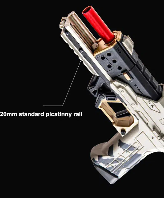 Strike Master SP50 Cyperpunk Foam Blaster — magazine well detail