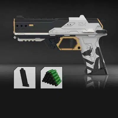 Strike Master SP50 Cyperpunk Foam Blaster — muzzle and barrel detail