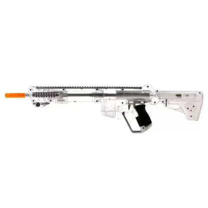 Transparent Worker Harrier Blaster — right profile