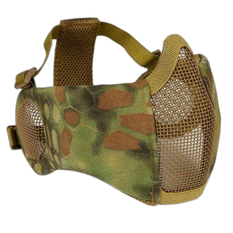 V1 Steel Mesh Tactical Protective Mask with Ears Protection - python