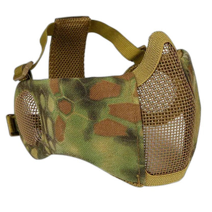 V1 Steel Mesh Tactical Protective Mask with Ears Protection - python
