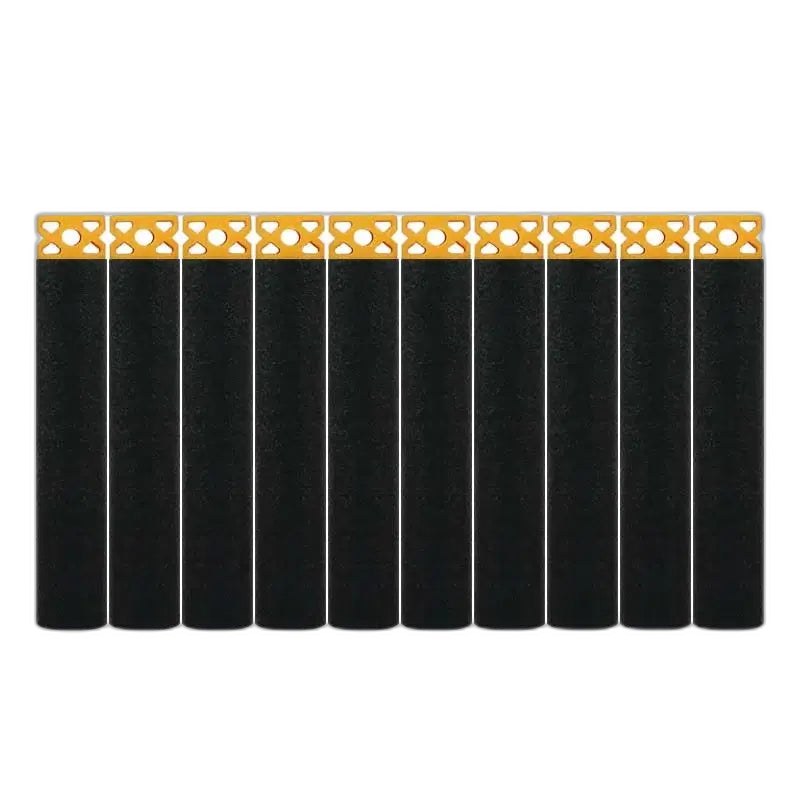 Waffle Head Full Length Foam Darts - black