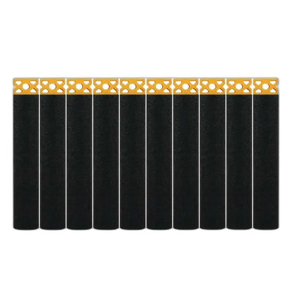 Waffle Head Full Length Foam Darts - black