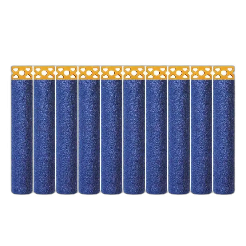 Waffle Head Full Length Foam Darts - blue