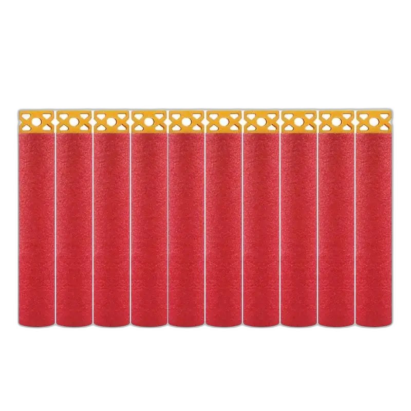 Waffle Head Full Length Foam Darts - red
