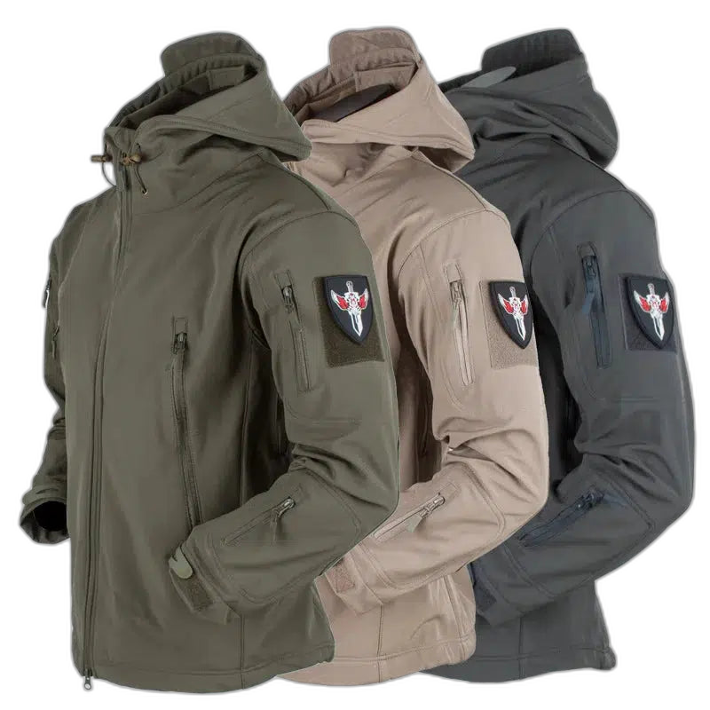 Tactical Soft Shell Military Jacket Men Waterproof Windproof — main product view