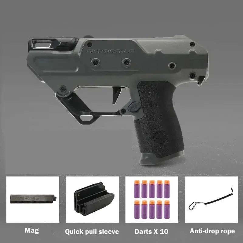 Worker Nightingale Flywheel Foam Dart Blaster Semi Automatic — variant or accessory bundle